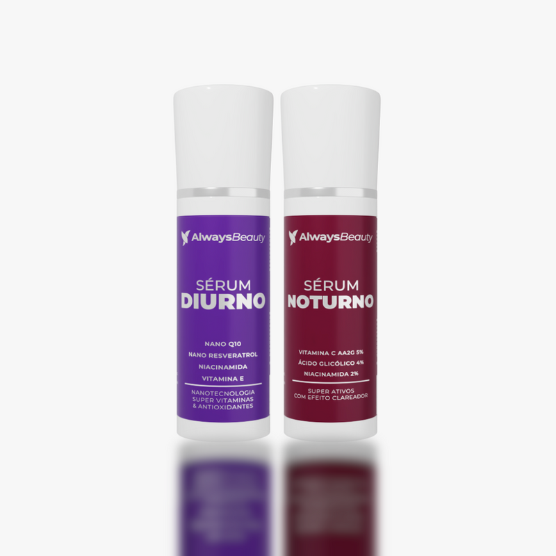Kit Séruns - Diurno e Noturno Always Beauty