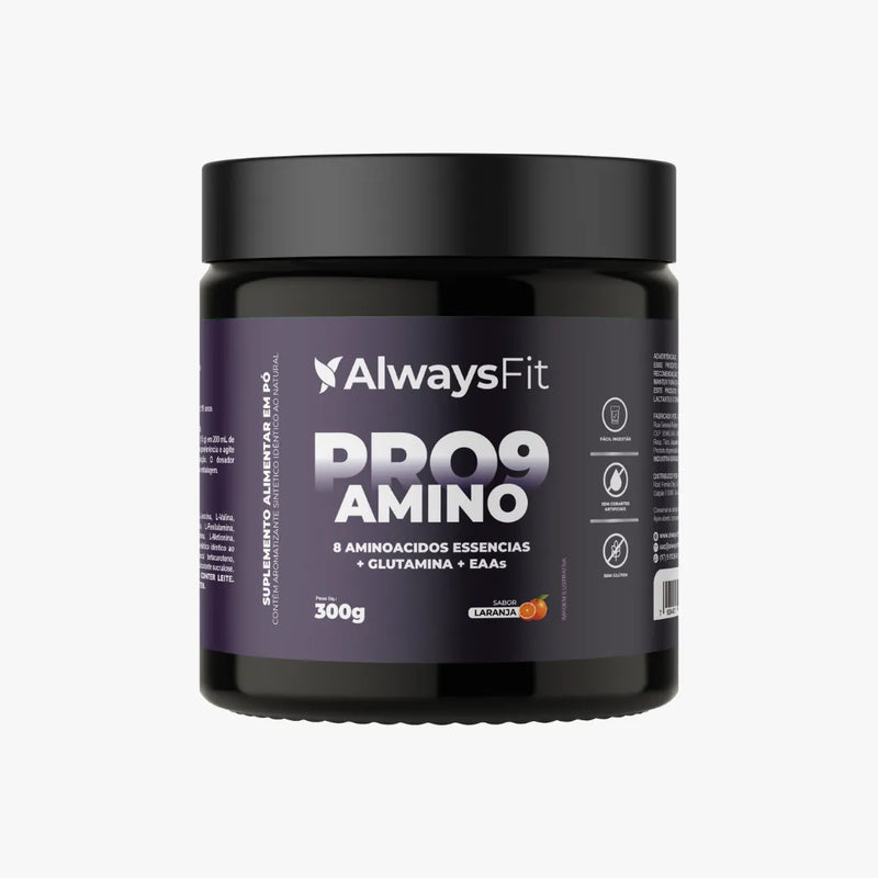 Pro9Amino – Todos Aminoácidos Essenciais + Glutamina Fórmula Completa