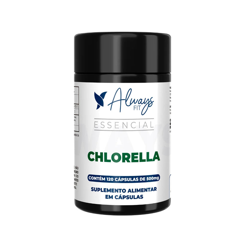 Chlorella 100% Pura - Super Alimento Verde - 120 Cápsulas
