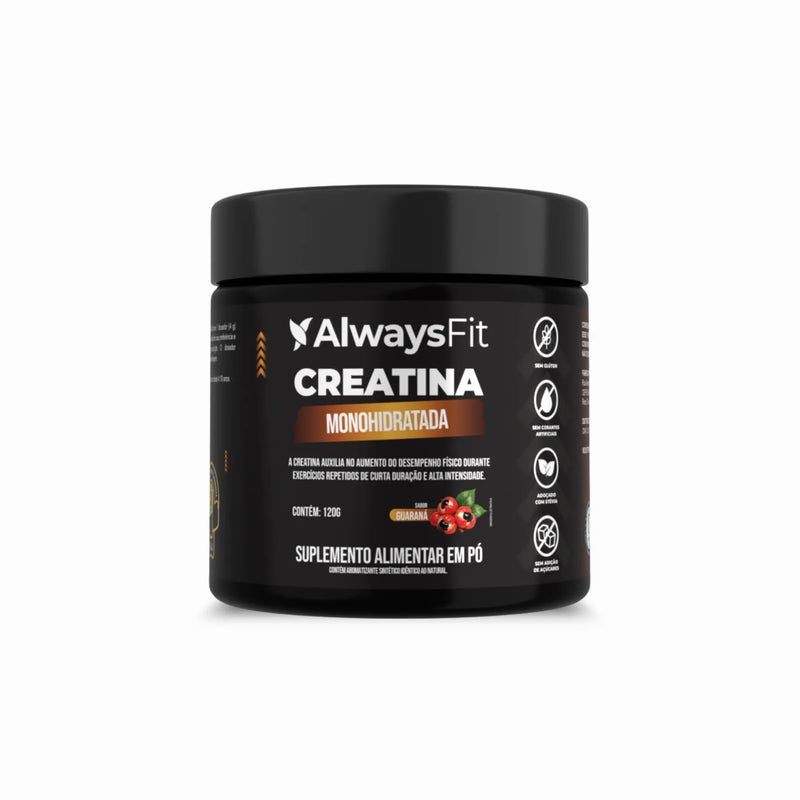 Creatina Monohidratada 100% Pura – Sabor Guaraná | 120g