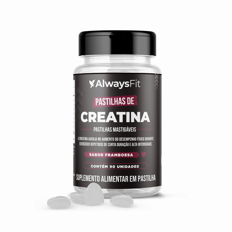 Creatina em Pastilha – Sabor Framboesa