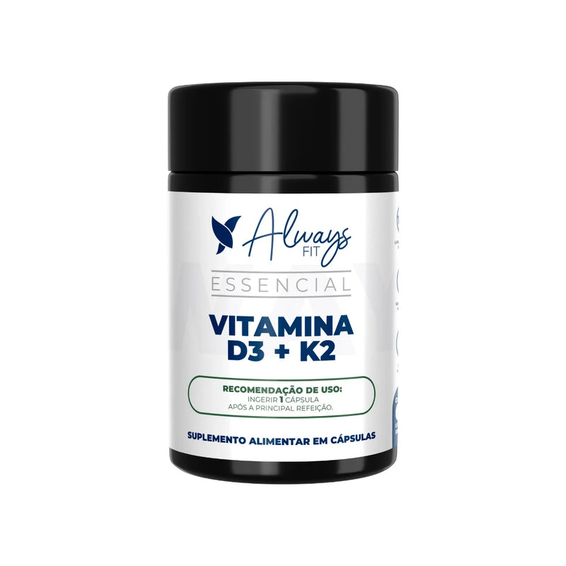 Vitamina D3+K2 (Mk-7) - 2000 UI 65 mcg - 60 Cápsulas