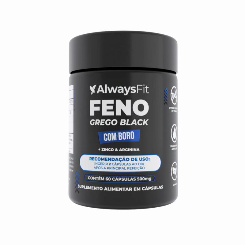 Feno Grego Black — Suplemento alimentar em cápsulas