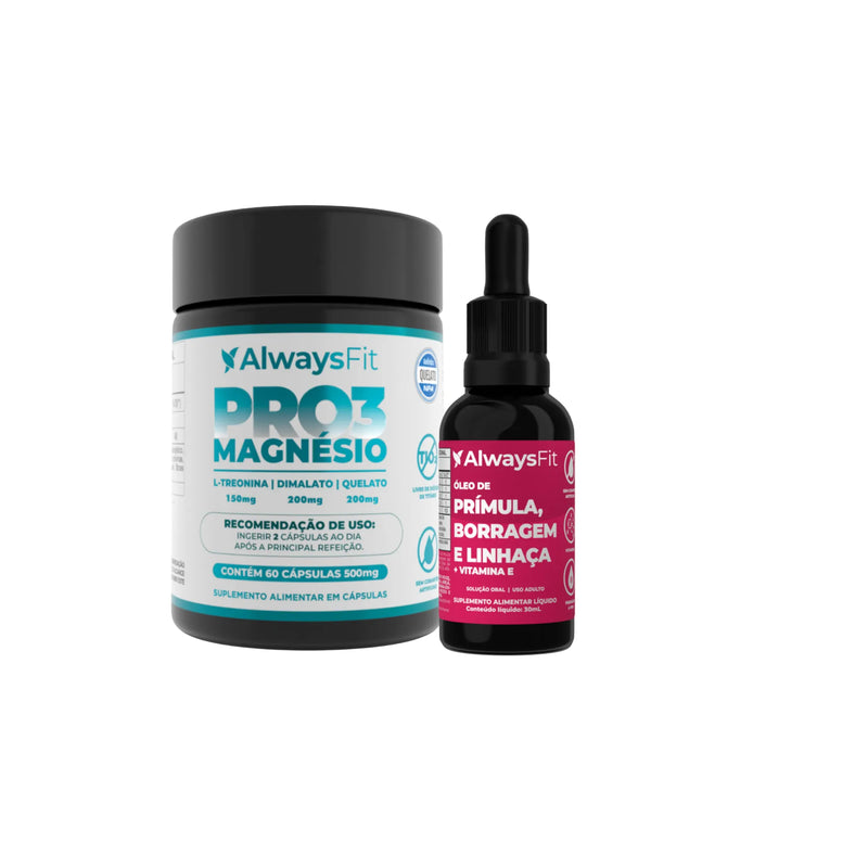 Kit Always Fit – PRO3 Magnésio + Composto Meno
