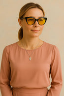 Óculos Triple Vision Pro - Bloqueador de Luz Azul com Lentes Amarela, Polarizada e Transparente Feminino