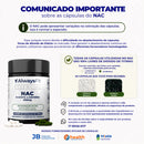 NAC - N-Acetil L-Cisteína - 600mg - Precursor da Glutationa - 30 Cápsulas