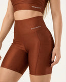 Conjunto Short e Top Poliamida Premium Chocolate - Always Fit
