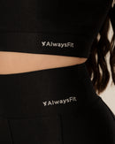 Conjunto Legging e Top Poliamida Canelado - Always Fit