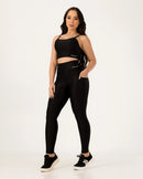 Conjunto Legging e Top Poliamida Canelado - Always Fit
