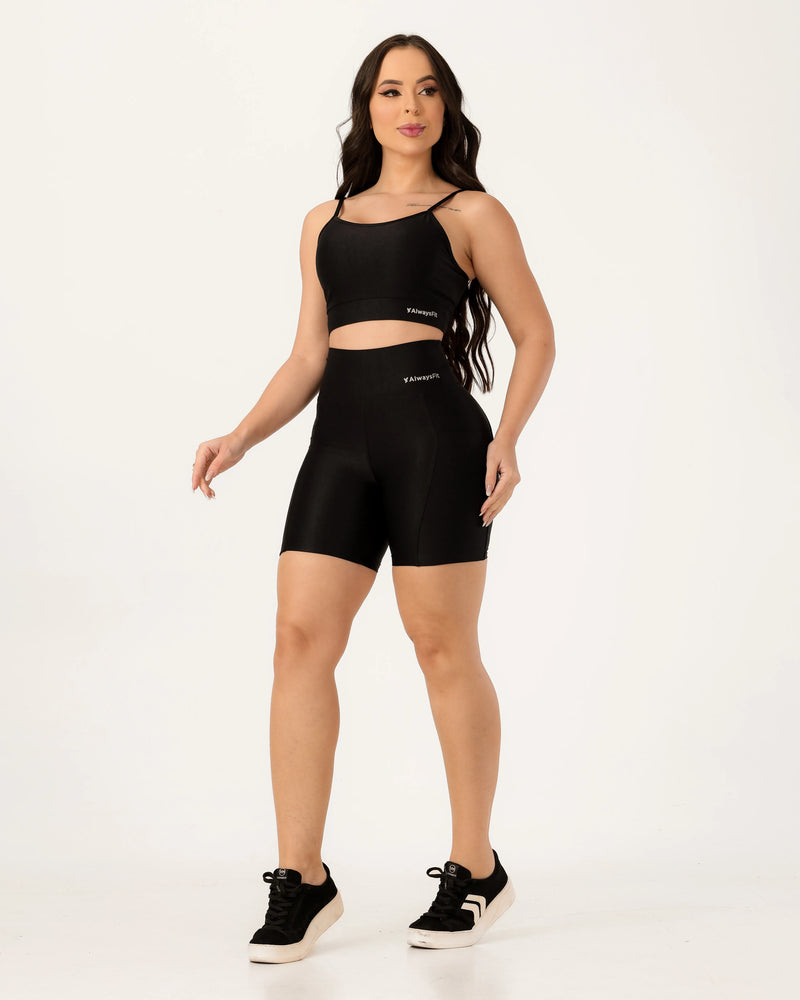 Conjunto Short e Top Poliamida Premium - Always Fit