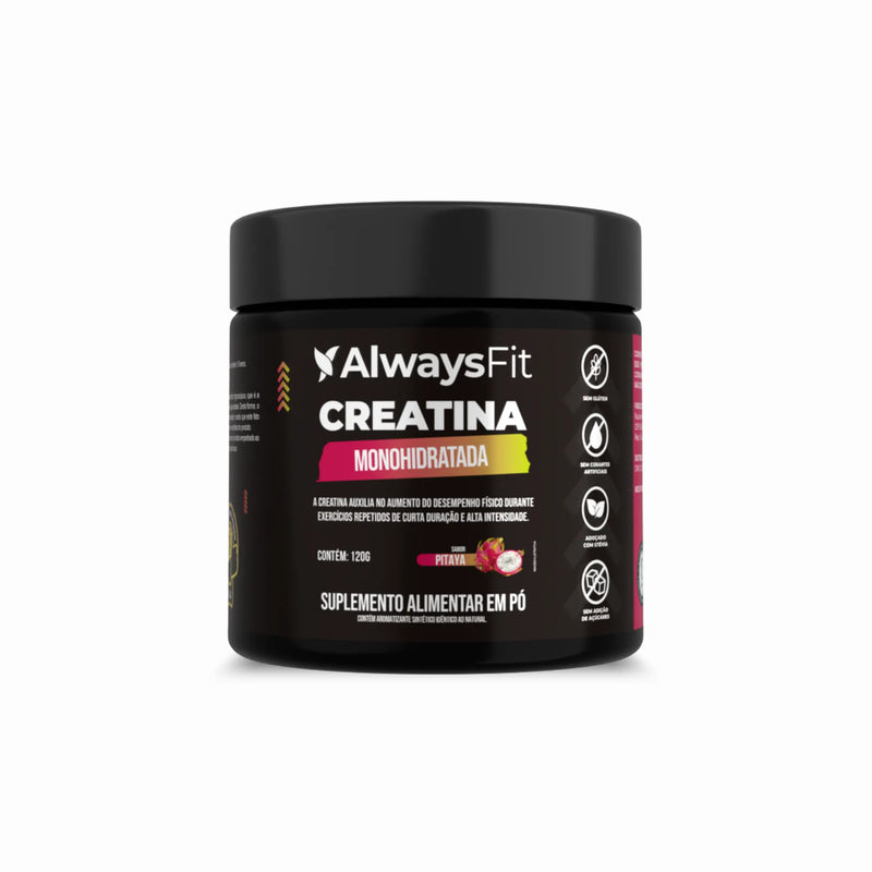 Creatina Monohidratada 100% Pura – Sabor Pitaya | 120g