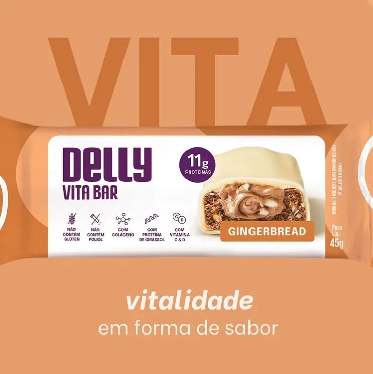 Delly Bar Mix –  Caixa mix de barra de proteína com os 4 sabores