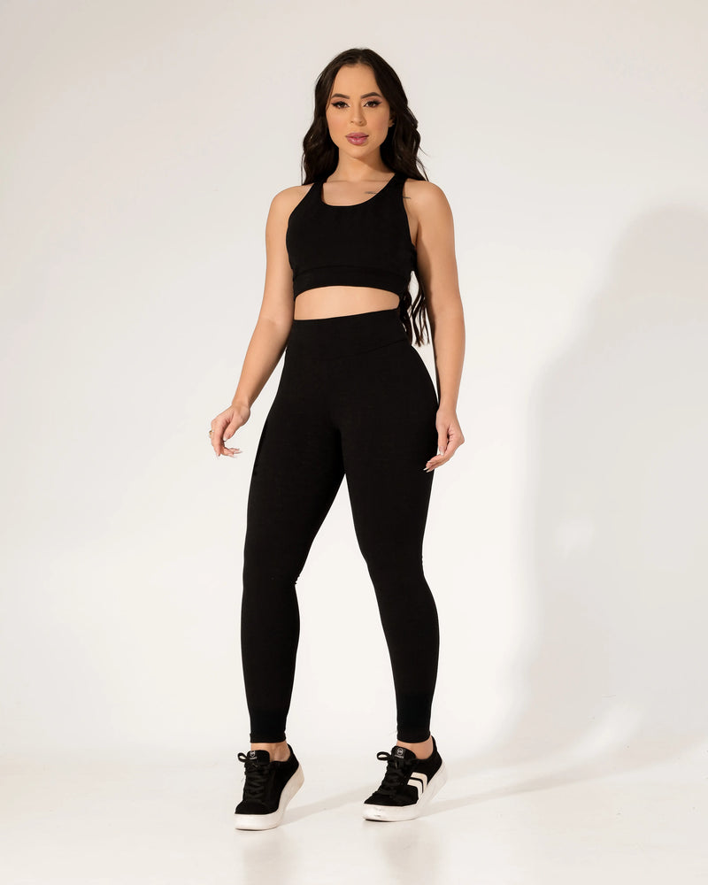 Conjunto Legging e Top Poliamida Jacar - Always Fit