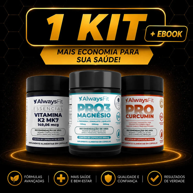Kits Always Fit: colágenos, séruns, magnésio e mais
