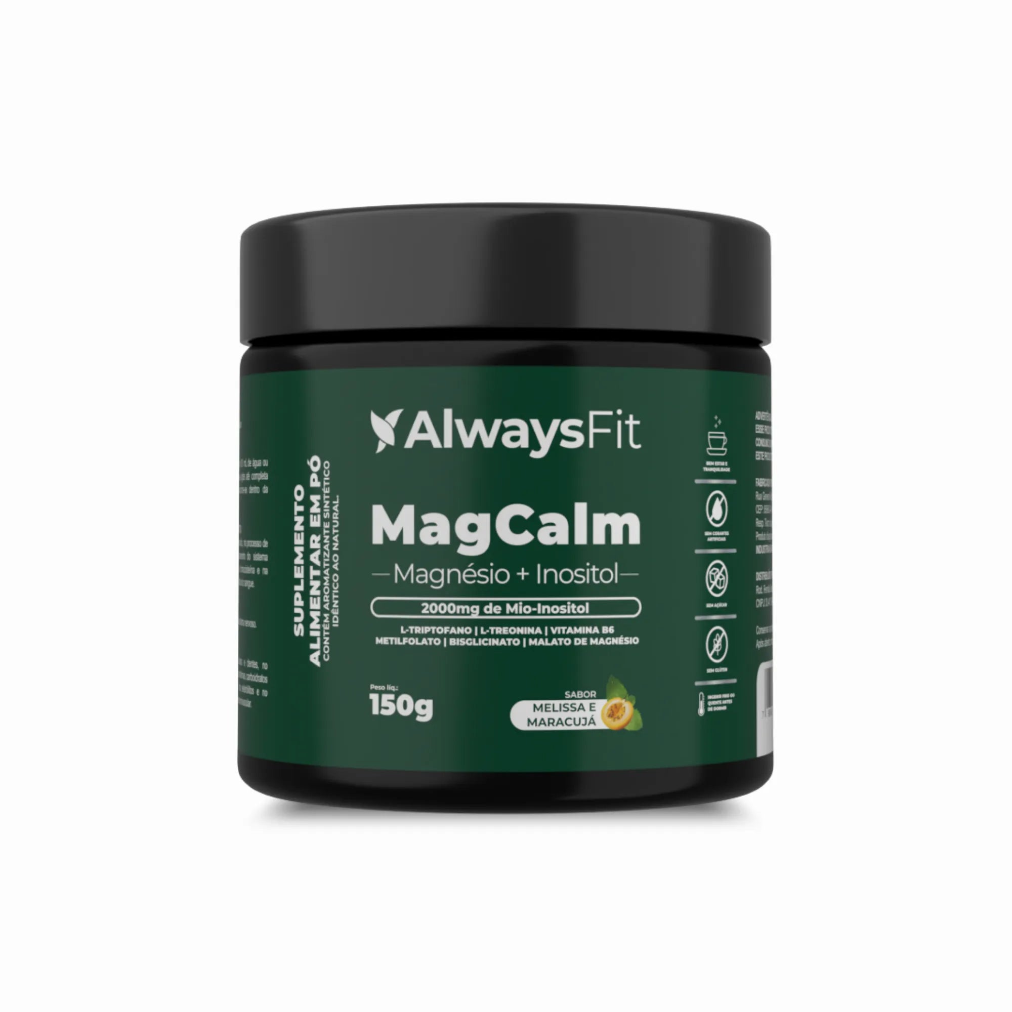 MagCalm - Magnésio, Inositol, L-Triptofano, L-Treonina, Camomila, Meli