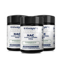 Kit 3 NAC - N-Acetil L-Cisteína - 600mg - Precursor da Glutationa