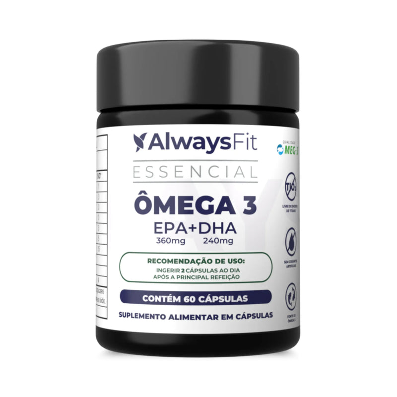Ômega 3 Essencial - 360 mg EPA + 240 mg DHA — Suplemento alimentar em cápsulas