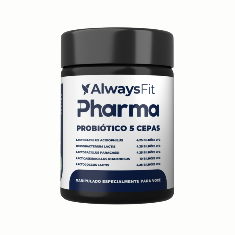 Probióticos 27 Bilhões – 5 Cepas em Cápsulas Gastroprotetoras - 30 Cápsulas (L. rhamnosus 10BLH; L. acidophilus 4,25BLH; B. lactis 4,25BLH; L. paracasei 4,25BLH; L. lactis 4,25BLH)