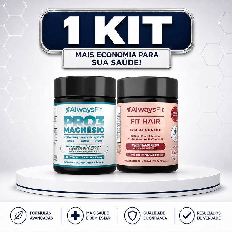 Kit - FitHair + Pro3Magnésio