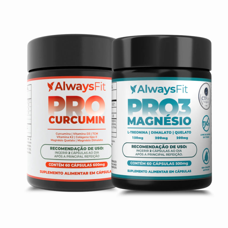 Kit 12 - ProCurcumin + Pro3 Magnésio