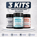 Kit 18 - ProCurcumin, Pro3Magnésio e Vitamina K2-MK7