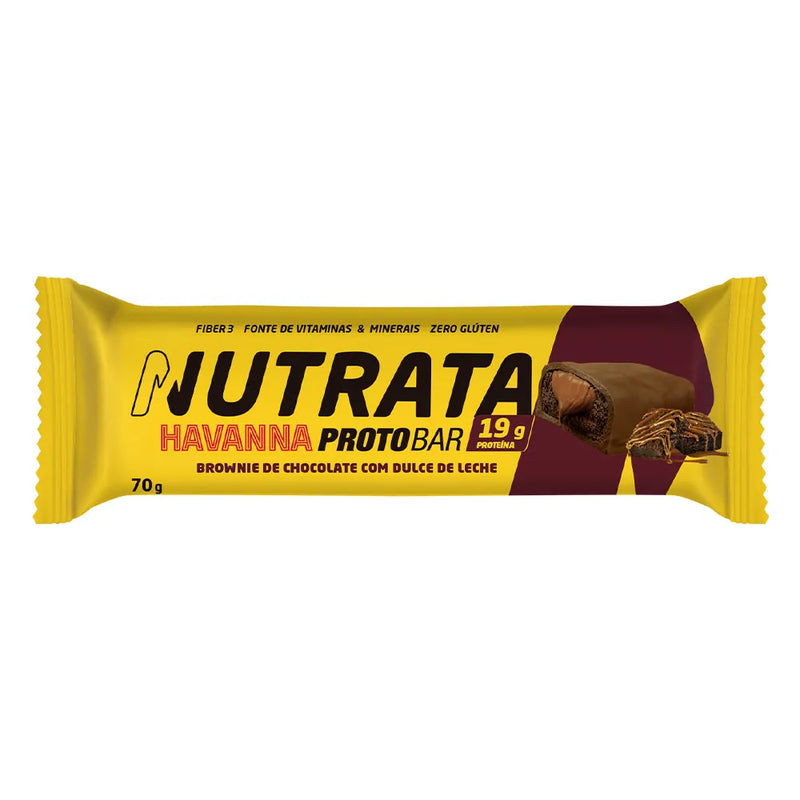 Nutrata - Protobar Sabor Brownie de Chocolate com Dulce de Leche Havanna 70g