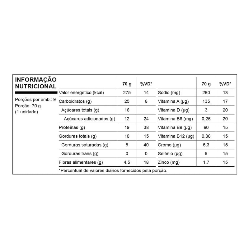 Nutrata - Protobar Sabor Brownie de Chocolate com Dulce de Leche Havanna 70g