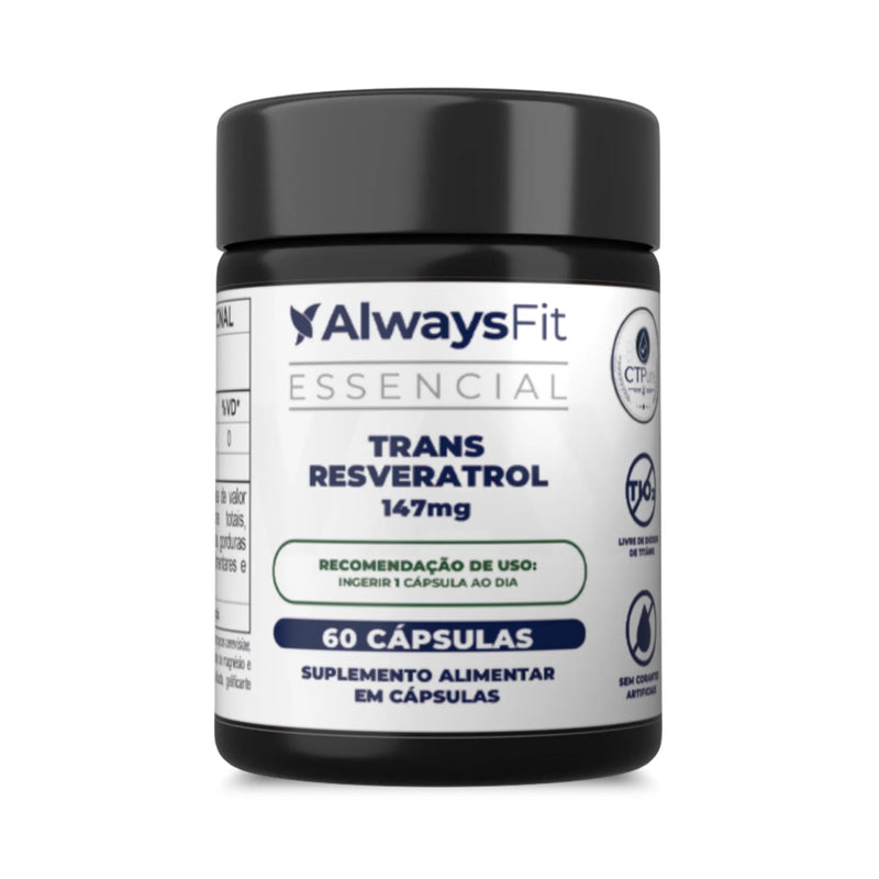 Trans-Resveratrol 147mg - 60 Cápsulas