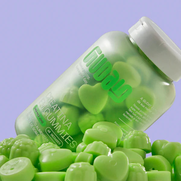 Guday - Kit Creatina em Gummies - 3 Sabores (Frutas Vermelhas, Laranja e Maça verde)