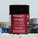 FitSlim - Laranja Moro, Cafeína, Carnitina, Psyllium, Cromo e Spirulina - 60 Cápsulas