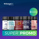 KIT FitHair + NAC + Pro3Magnésio + FitS36 + FitDreams