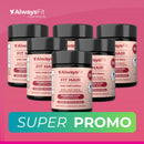Kit FitHair - Biotina, Zinco, Ferro, Cobre, Cisteína e + Vitaminas -  6 unidades
